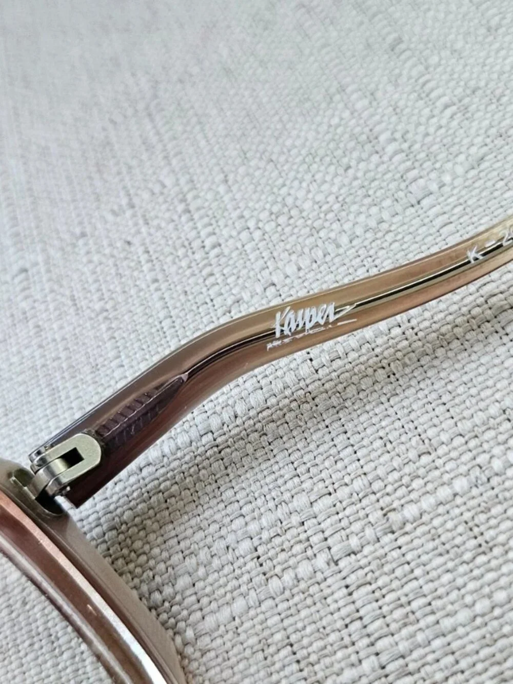 Vintage Liberty Women Eyeglasses Frame Kasper Eye Wear Wavy Temple Glasses